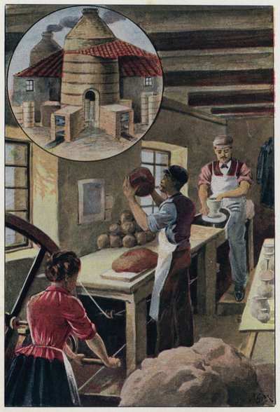 Pottery by English School